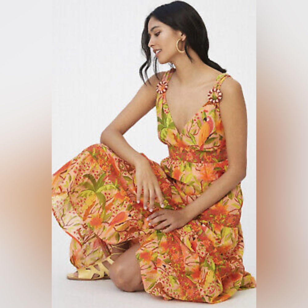 FARM Rio/Anthropology NWT Maxi Dress Size M